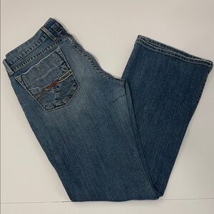 Y2K Lucky Brand Sweet Dream low rise medium wash boot cut jean women’s size 10